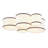 5-Light Cluster Drum Flush Mount Ceiling Light-1803727859