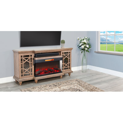 Console multimédia 72 po avec foyer électrique panoramique 