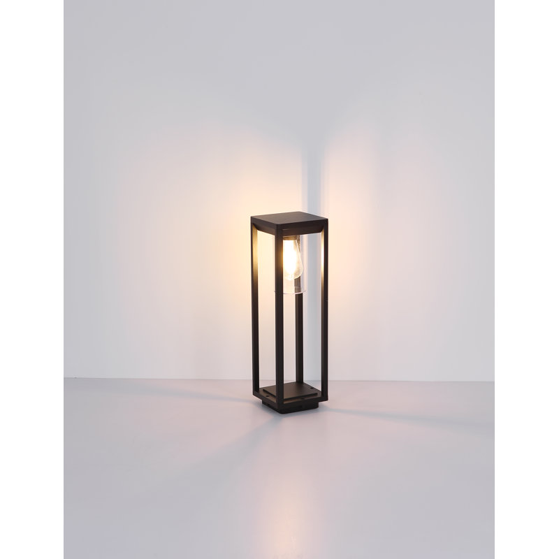 Currey Black Aluminium Pathway Light, 50cm H x 15cm W x 15cm D