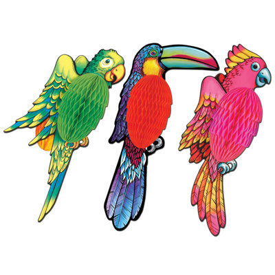 Oiseaux exotiques de tissus