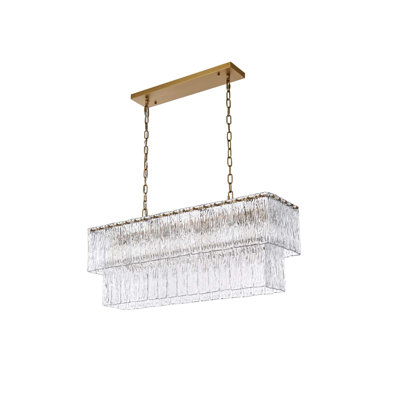 Lustre en verre 36 pouces Isabellamarie