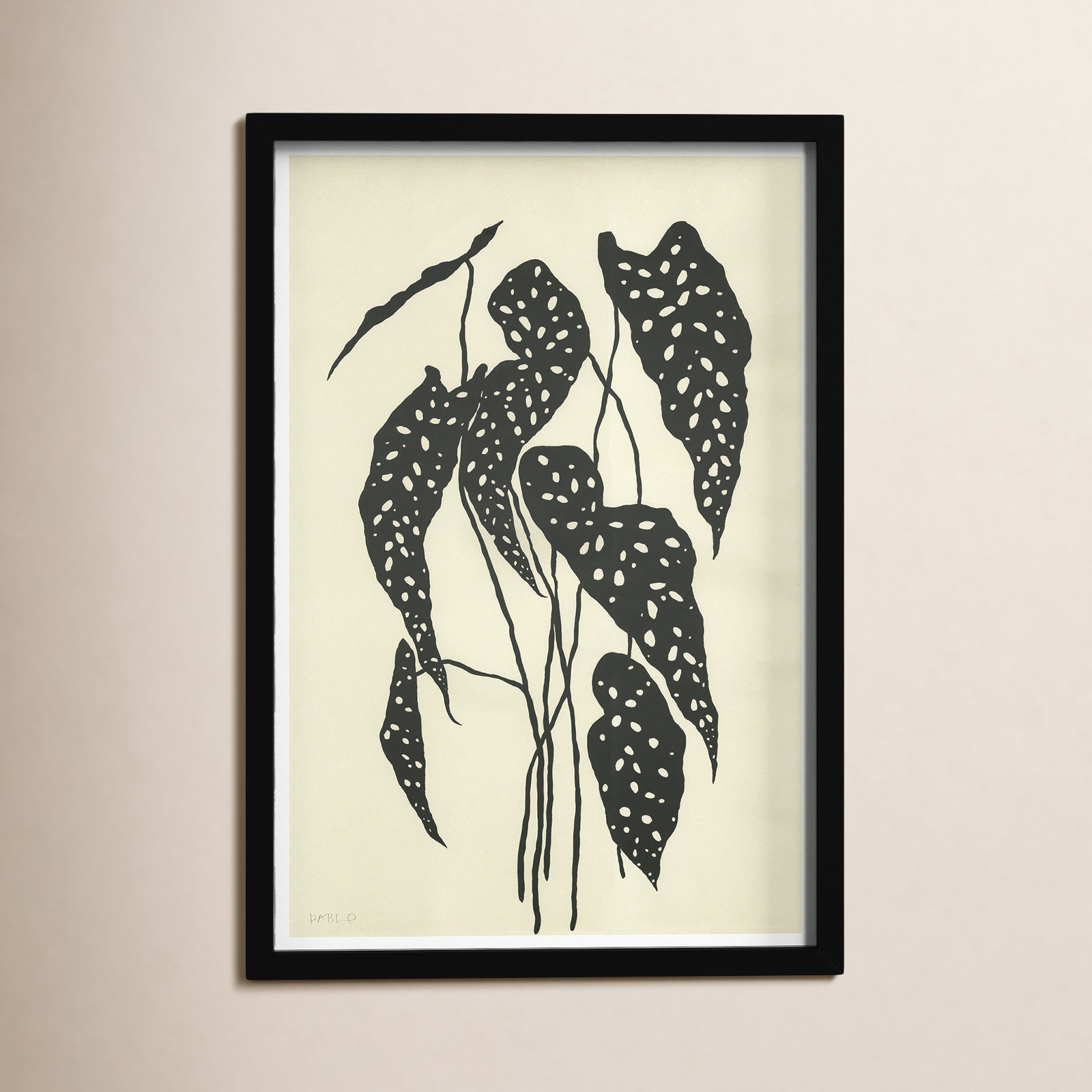 Begonia Print by Susan Hable