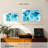 Aliaz Vintage Blue World Map-108069062