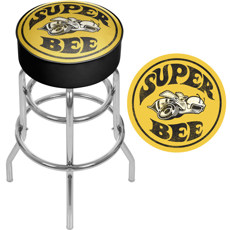 Dodge Super Bee Swivel Upholstered Counter Stool