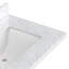 ARIEL Monroe 73 Double Sink Bathroom Vanity with Italian Carrara Marble Top-1839752551