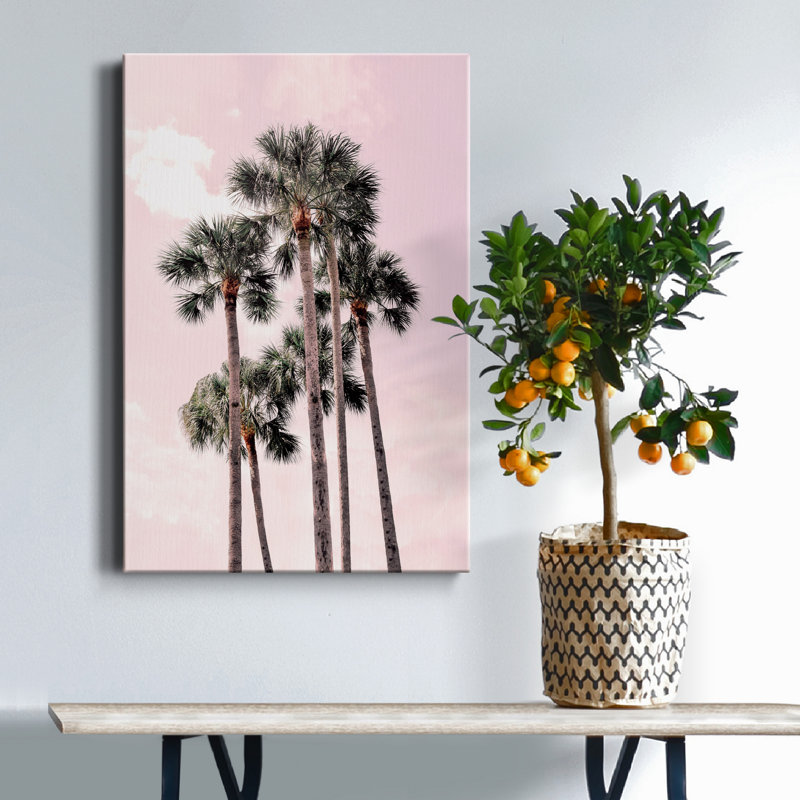 «Pink Tropics», reproduction de photo sur toile tendue, H 12 po x l 8 po x P 1 po