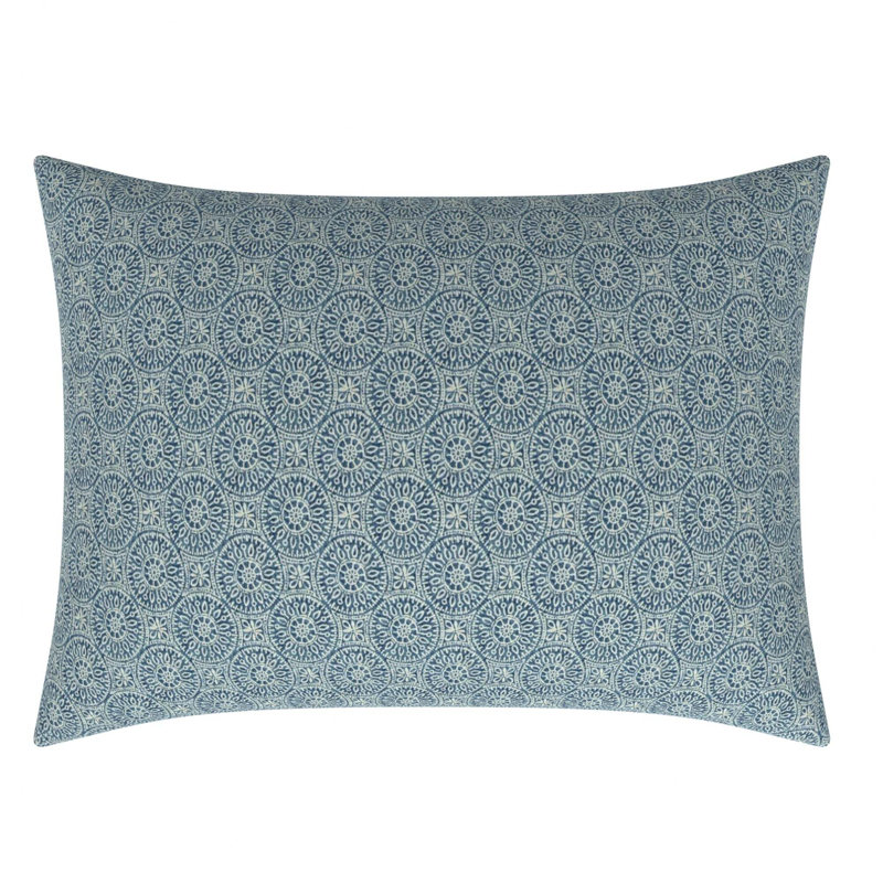Housse et insert de coussin rectangulaire 100% coton Studio Line, Marine, 26 po x 35 po