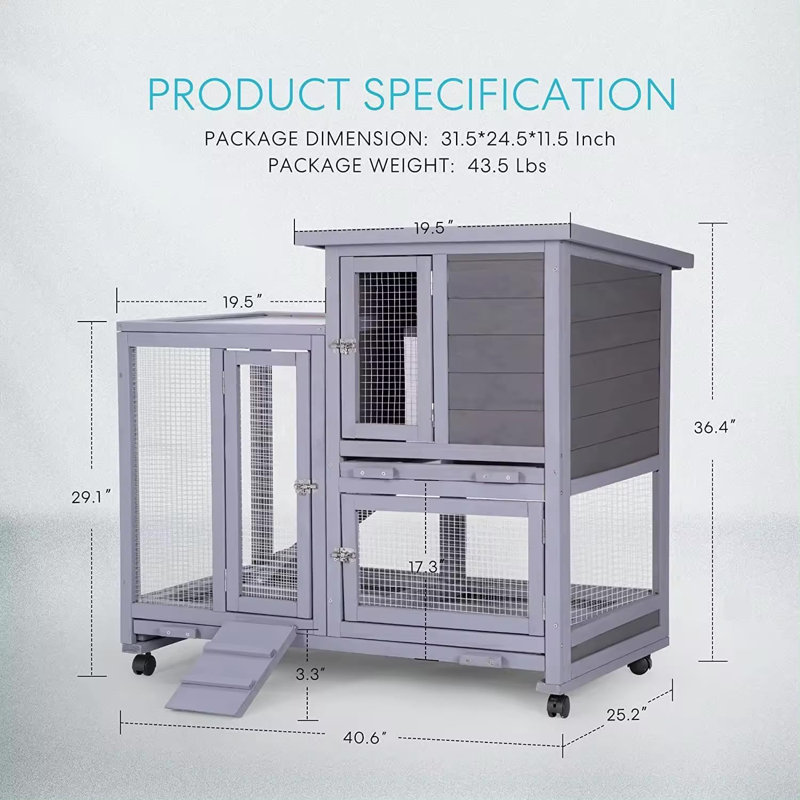 Cage pour petits animaux Gabrian