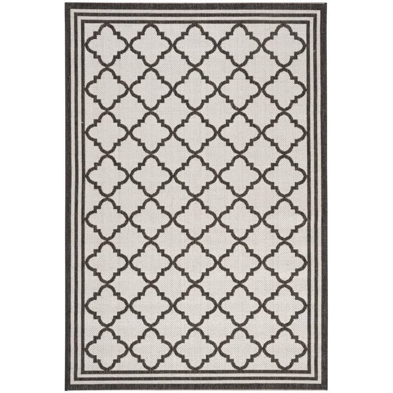 Tapis d'intérieur / extérieur à motif géométrique Adler, Rectangle 4 pi x 6 pi