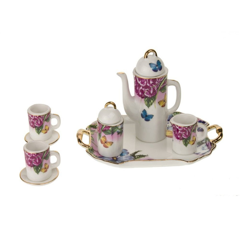 Service à thé en porcelaine Earp pour 2 personnes