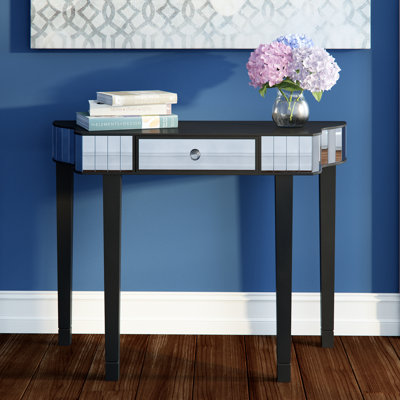 Riya 92cm Solid Wood Top Console Table