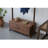 Elegant Black Walnut Coat Rack with Double Drawers