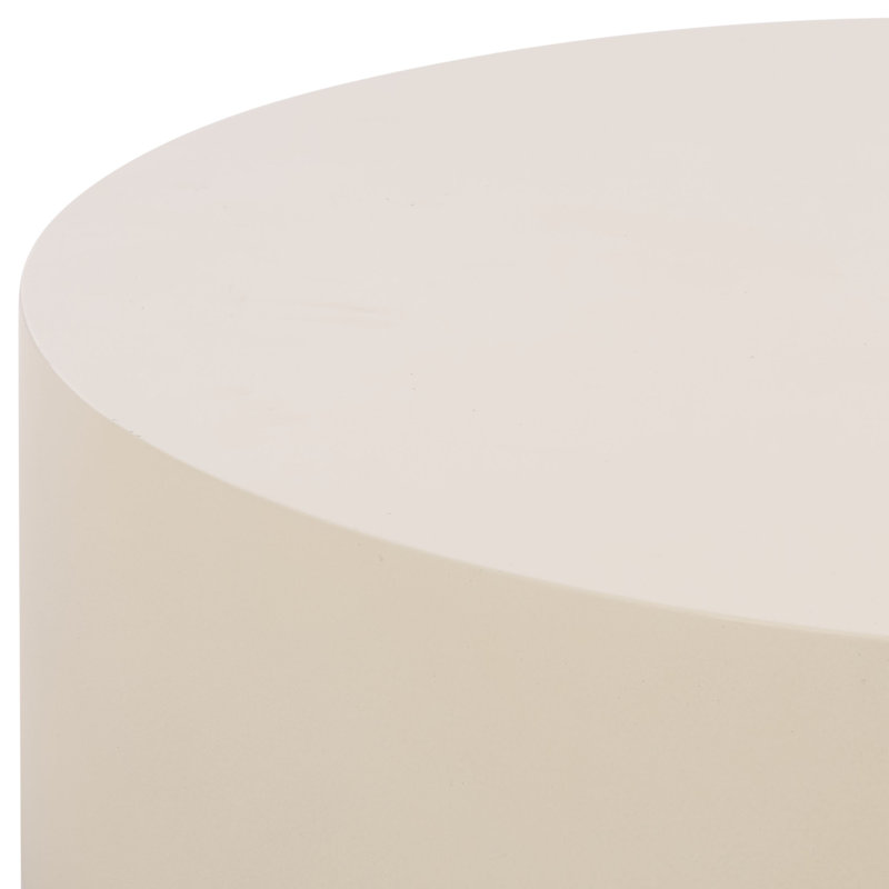 Aurielle Round Coffee Table, Ivory