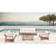 Elswick Teak 6 - Person Patio Conversation Sets with Cushions
