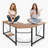 Walhill Adjustable L-Shaped Solid Wood Base Computer Desk