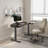 Rachedi 70'' W Cashew Shape Height Adjustable Standing Desk-90619737