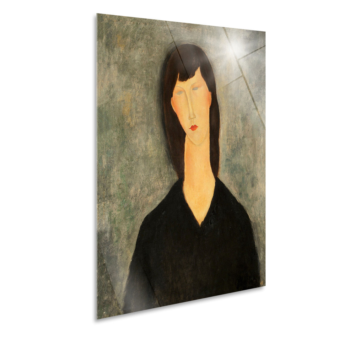 Wandbild Büste einer Frau von Amedeo Modigliani