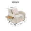 Fauteuil-lit convertible simple, canapé-lit coulissant 3 en 1 avec carte d'ordinateur et ports USB. Il peut être utilisé à la fois pour le travail et pour la détente dans divers cas de figure (beige)-1593913509-1593913519