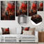 Red Harlem Nights At The Cotton Club I - art mural Harlem Renaissance en métal-101155708