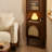 Retro Wall Corner Accent Cabinet