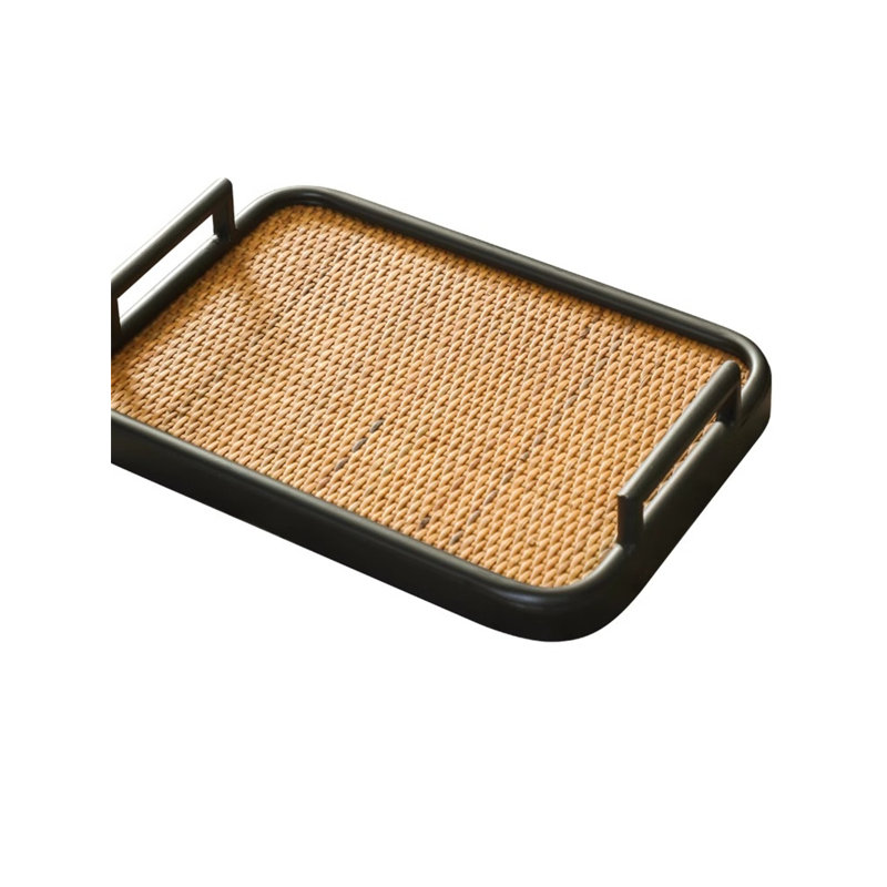Caedance Wood Tray, 2.75" H x 15.74" W x 15.74" D