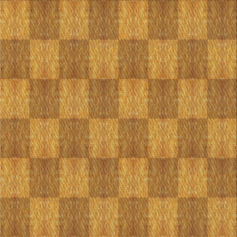 Tapis de zone brun à motif, Carré 4 pi