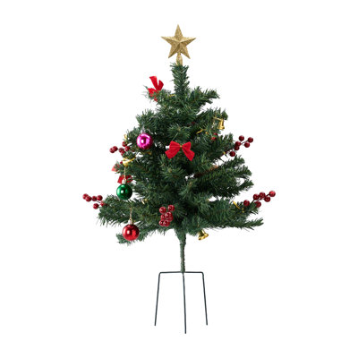 Christmas Tree with String Lights