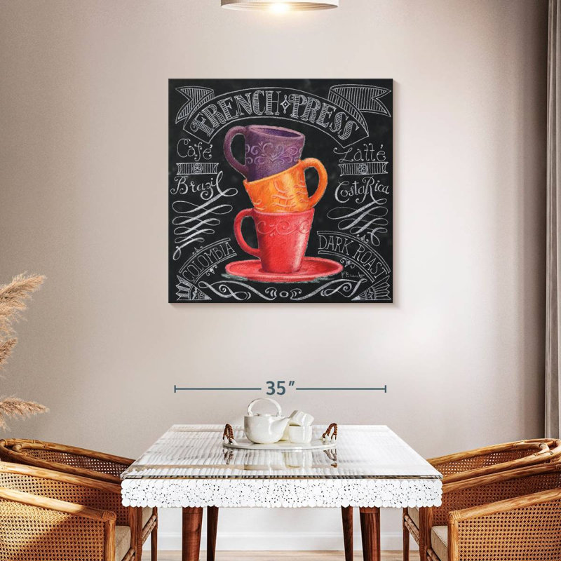 Tableau noir Yarlin Coffee II, H 36 po x l 36 po