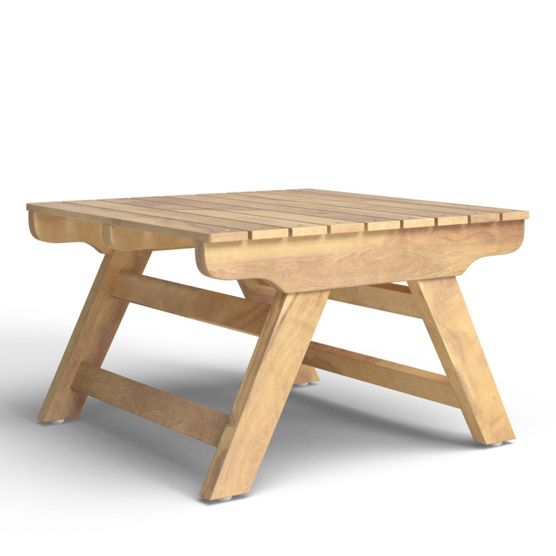 Bullock 19.75'' Outdoor Side Table, Teak