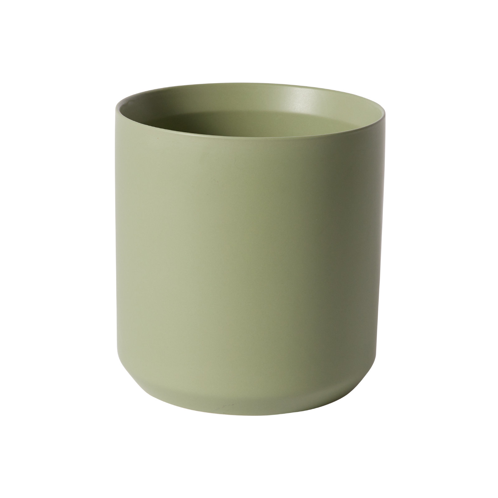 Parsons Handmade Ceramic Pot Planter, Green, 10" H x 10.75" W x 10.75" D
