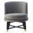 Velvet Swivel Barrel Chair