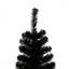 1000 pieds de plante noire de Noël 7,5 pi avec base en métal pliable