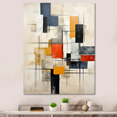 Ivory Illusions Abstract Shapes - Formes abstraites, impressions sur toile