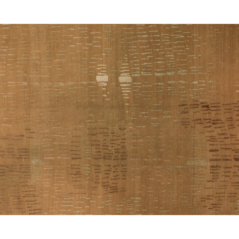 Prati Abstract Area Rug in Brown/Gold, Rectangle 10' x 14'