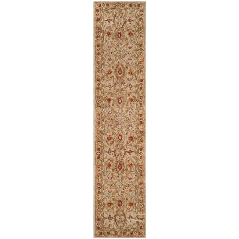 Tingley Hand Tufted Wool Oriental Rug, Runner 2'3" x 12'