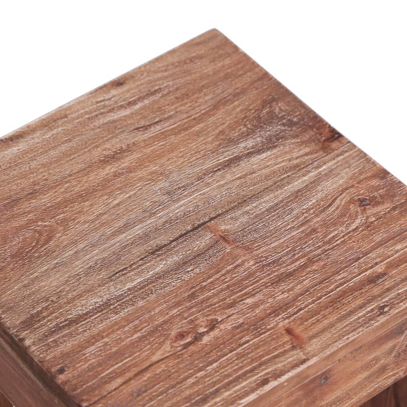 Coffee Table 30x30x30 cm Solid Mahogany Wood