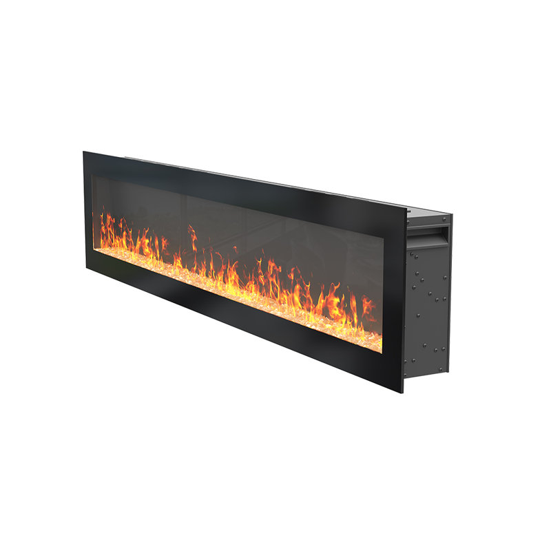 60inch Wall Mount Electric Fireplace, 37.7cm H x 152.4cm W x 19cm D