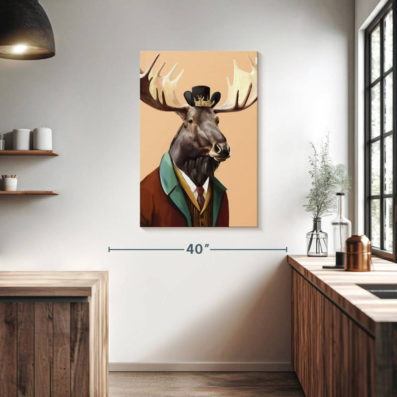 Ketti Fancy Moose, 39" H x 26" W