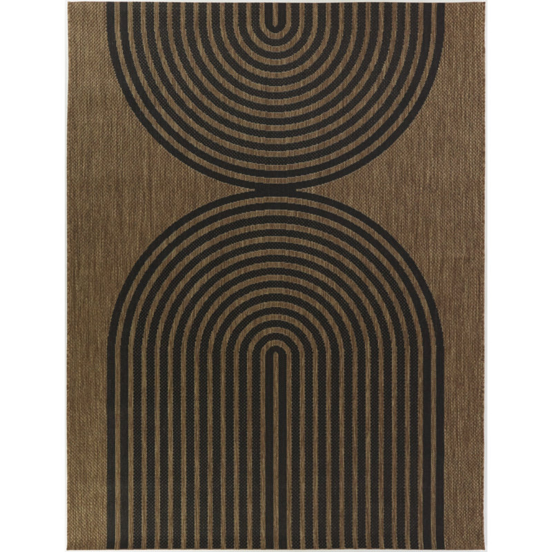 Tapis intérieur / extérieur à tissage plat Sophia, Rectangle 7 pi 10 po x 10 pi