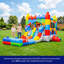 Jeu gonflable gonflable avec glissade d'eau 14 'x 26' HeroKiddo Block Party (avec souffleur d'air)