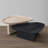 Ensemble de 2 tables gigognes en bois massif Jaghya