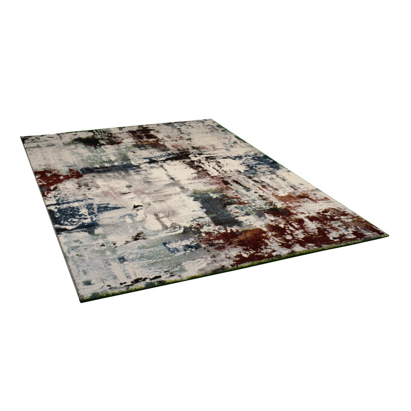 Steverson Abstract Area Rug, Rectangular 120 x 170cm