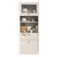 Grand garde-manger blanc avec ensemble anti-basculement