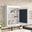 Armoire de salle de bain 24 po x 27 po avec miroir, rangement moderne 27 po-1758755006