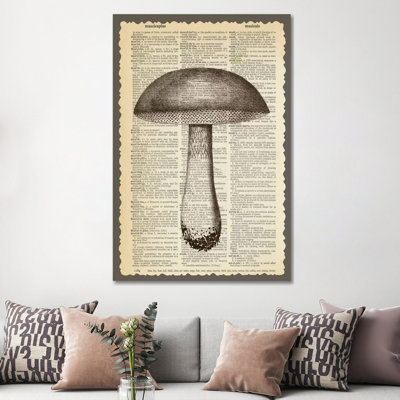 Mushroom by Erin Clark - Wrapped Canvas Painting