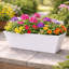 Bini Window Box, Contemporary Concrete Effect Plant Pot, Outdoor Windowsill Planter with Drainage Plug-166005206-166005205