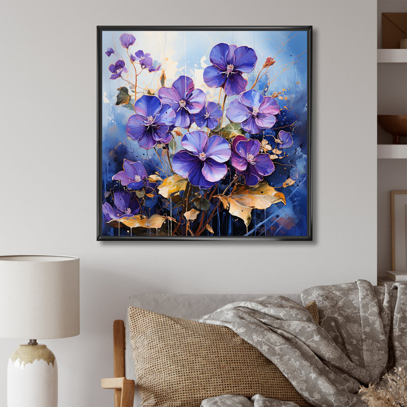 " Wild Expression ", Black Floater Framed, 16" H x 16" W x 1" D