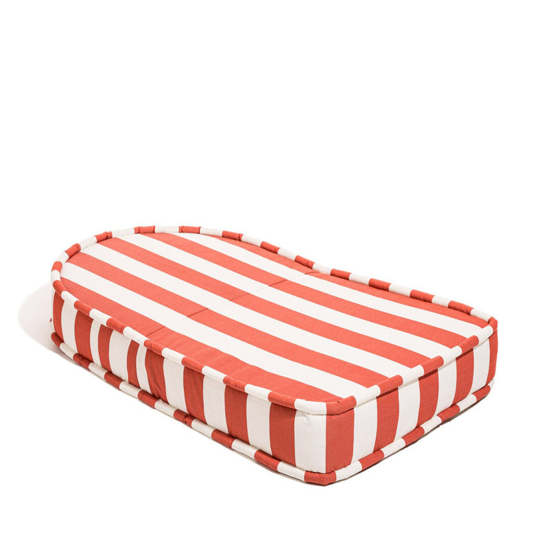 Outdoor Lounge Chair Cushion, Red
