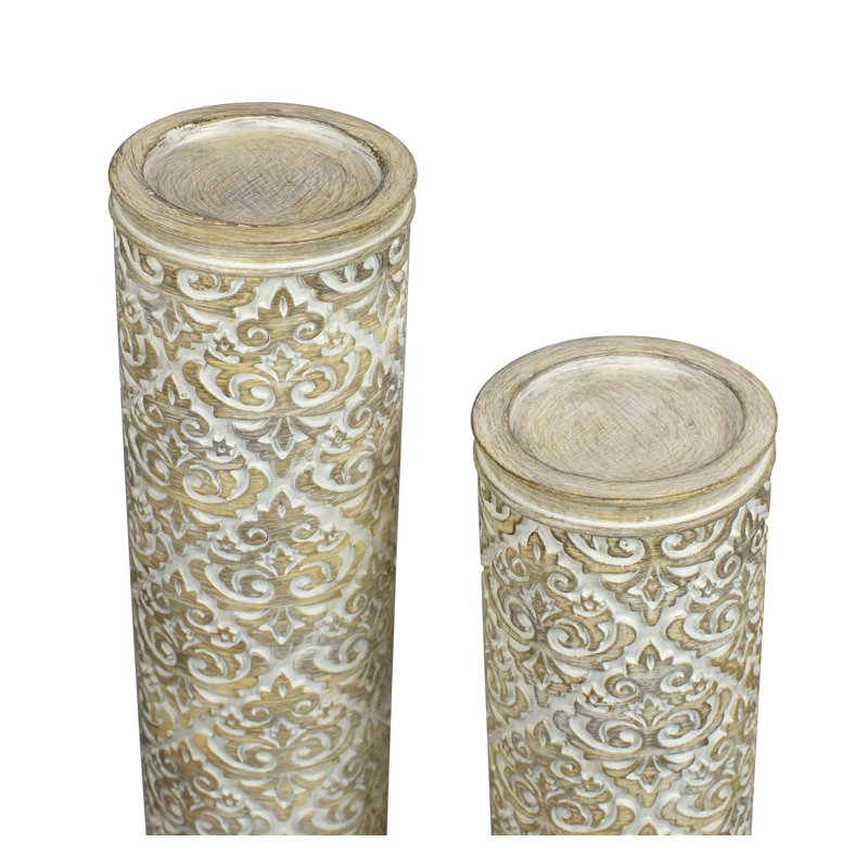 Stone Tabletop Candlestick
