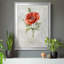 Lin coquelicot - peinture sur toile encadrée-2065908745-2065908744